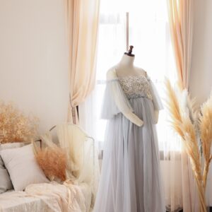 マタニティードレス R-2016　シルバー