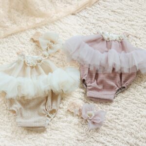 ベビーロンパースドレスRB-830　-2色展開 -