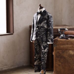 【現品120㎝】キッズタキシード　RT-039　ブラック