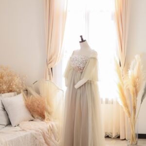 マタニティードレス R-2016　ゴールド