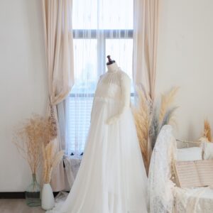 【現品】マタニティードレス R-2017　ホワイト