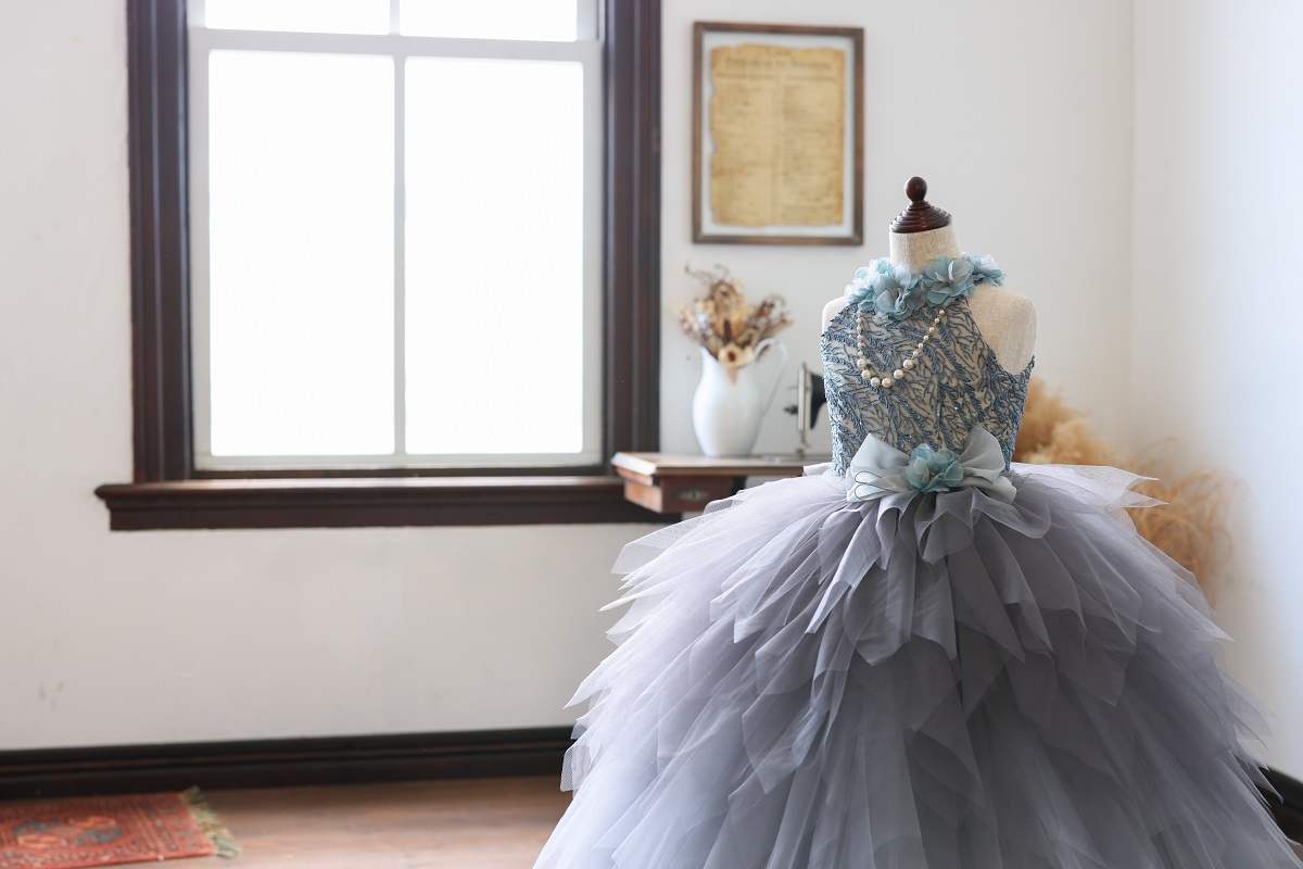 ロングドレスR-108　グレー - 画像 (13)