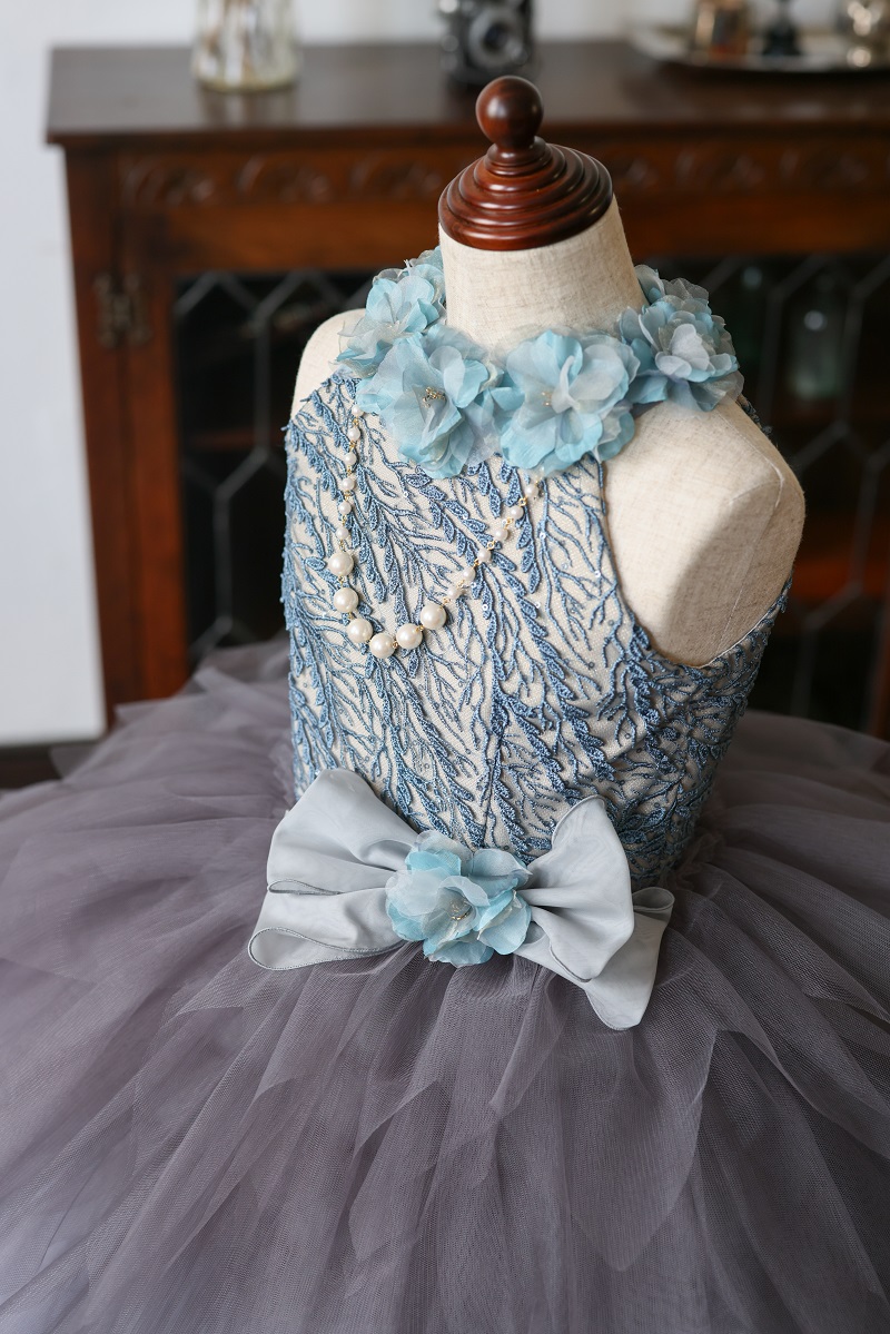 ロングドレスR-108　グレー - 画像 (8)