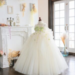 ロングドレスR-124　アイボリー