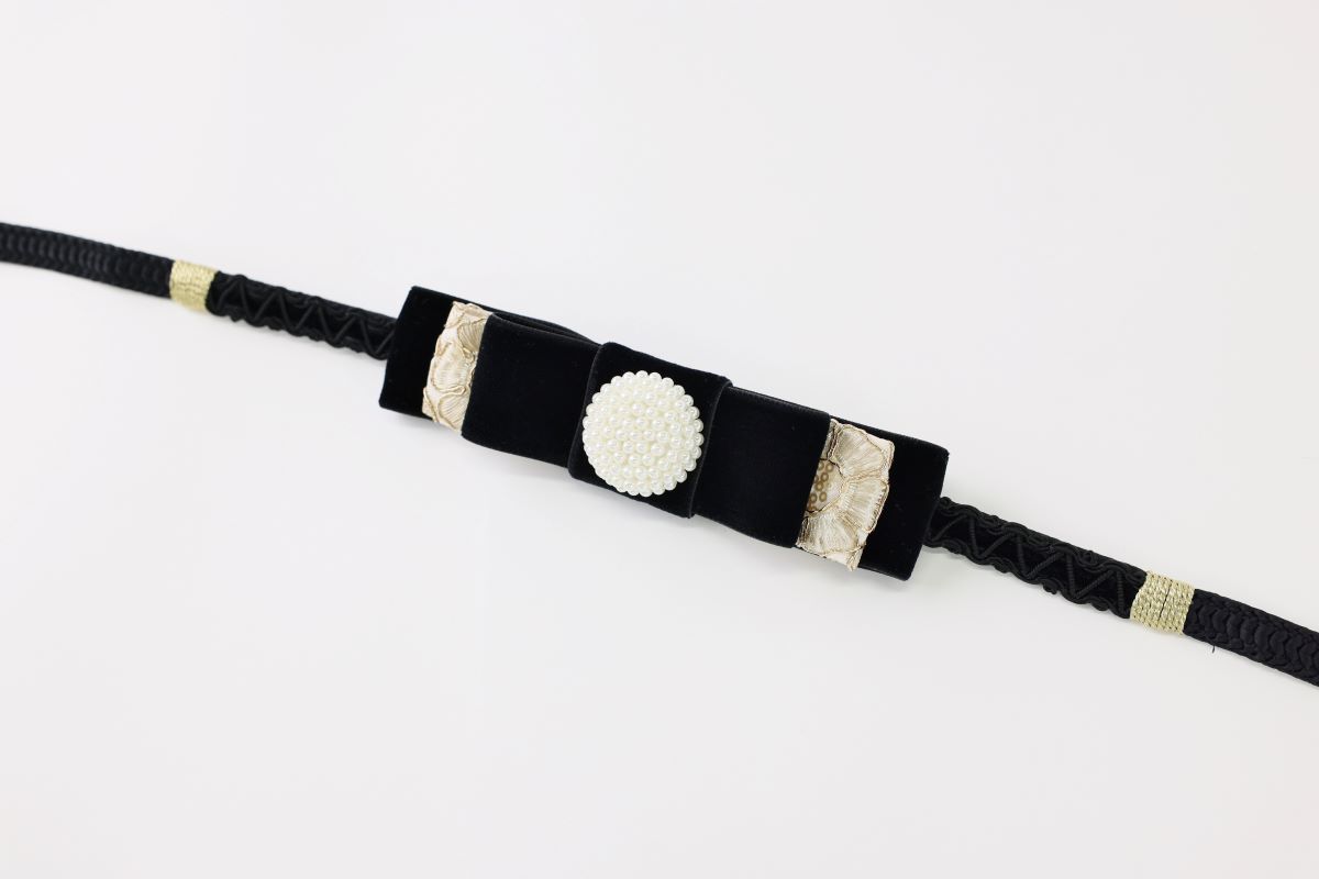 '-ラフィネオリジナル- ベロア三段リボン帯〆 3色展開 - 画像 (11)