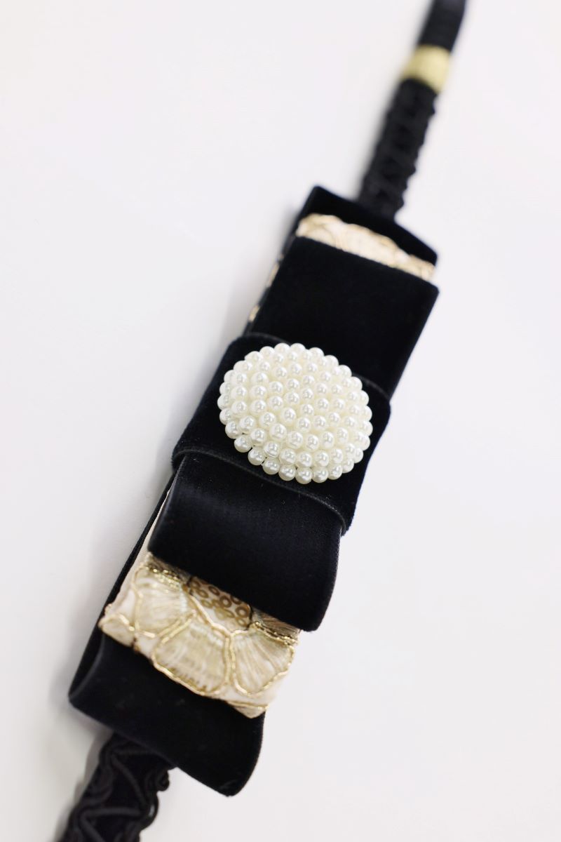 '-ラフィネオリジナル- ベロア三段リボン帯〆 3色展開 - 画像 (13)