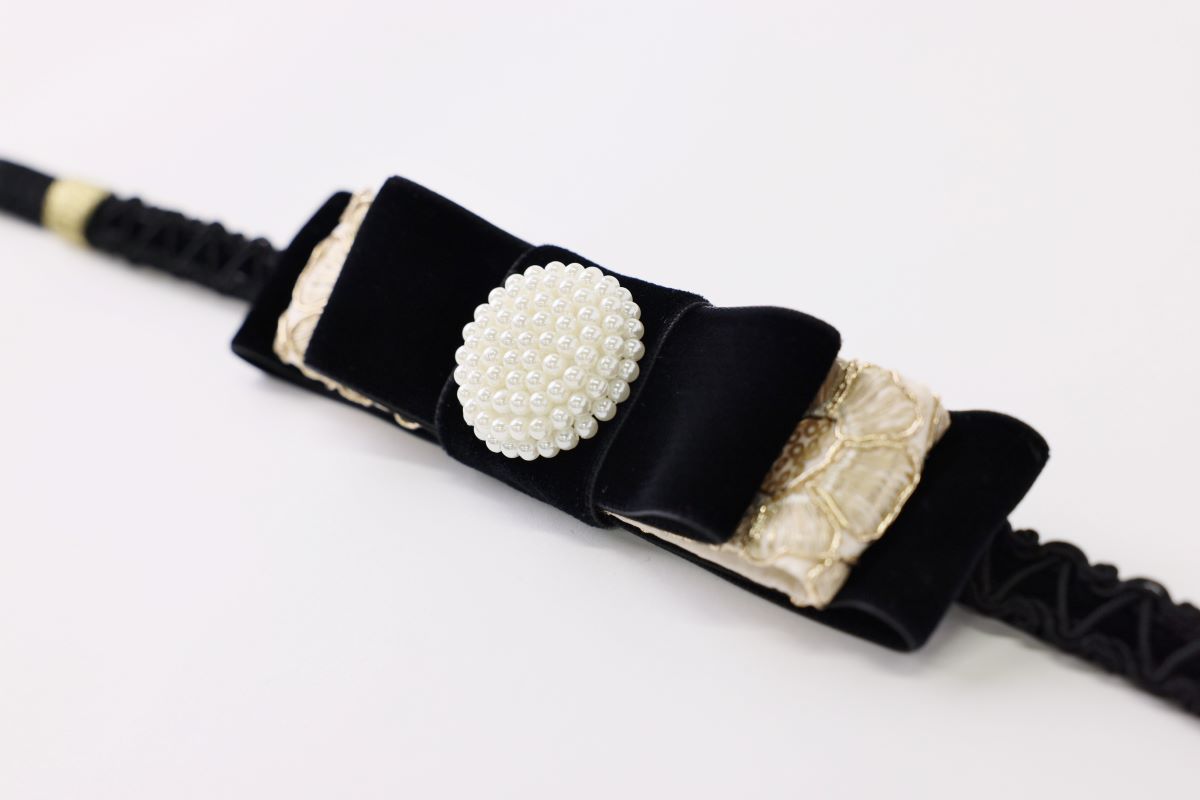 '-ラフィネオリジナル- ベロア三段リボン帯〆 3色展開 - 画像 (12)