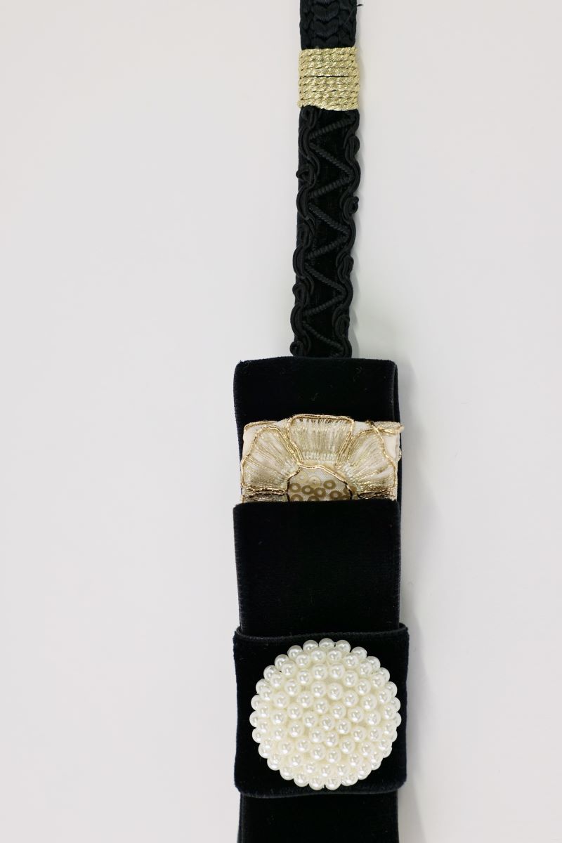 '-ラフィネオリジナル- ベロア三段リボン帯〆 3色展開 - 画像 (14)