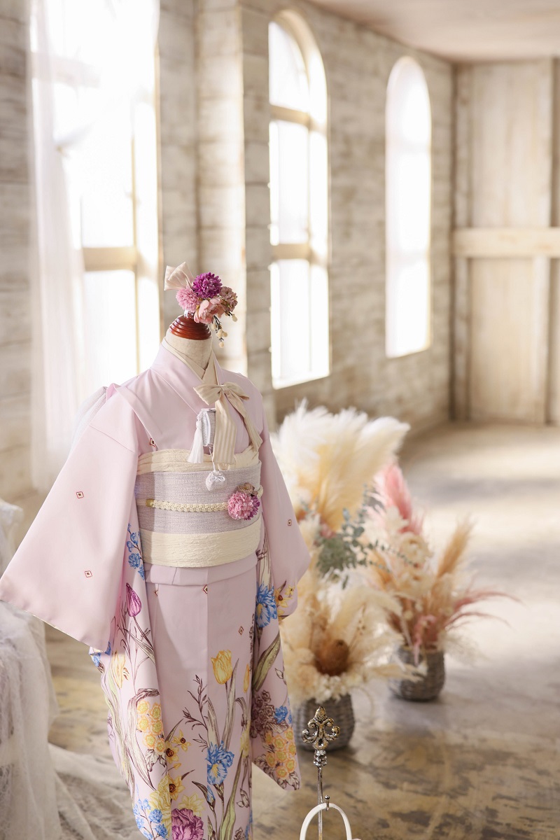 【現品】アンティークガーデン7歳きもの RC720-B　【ﾗﾍﾞﾝﾀﾞｰ】 - 画像 (2)