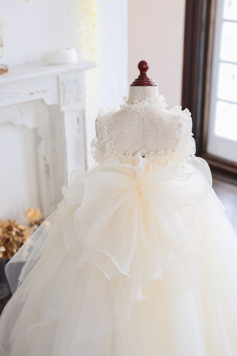 ロングドレスR-124 アイボリー - 画像 (7)