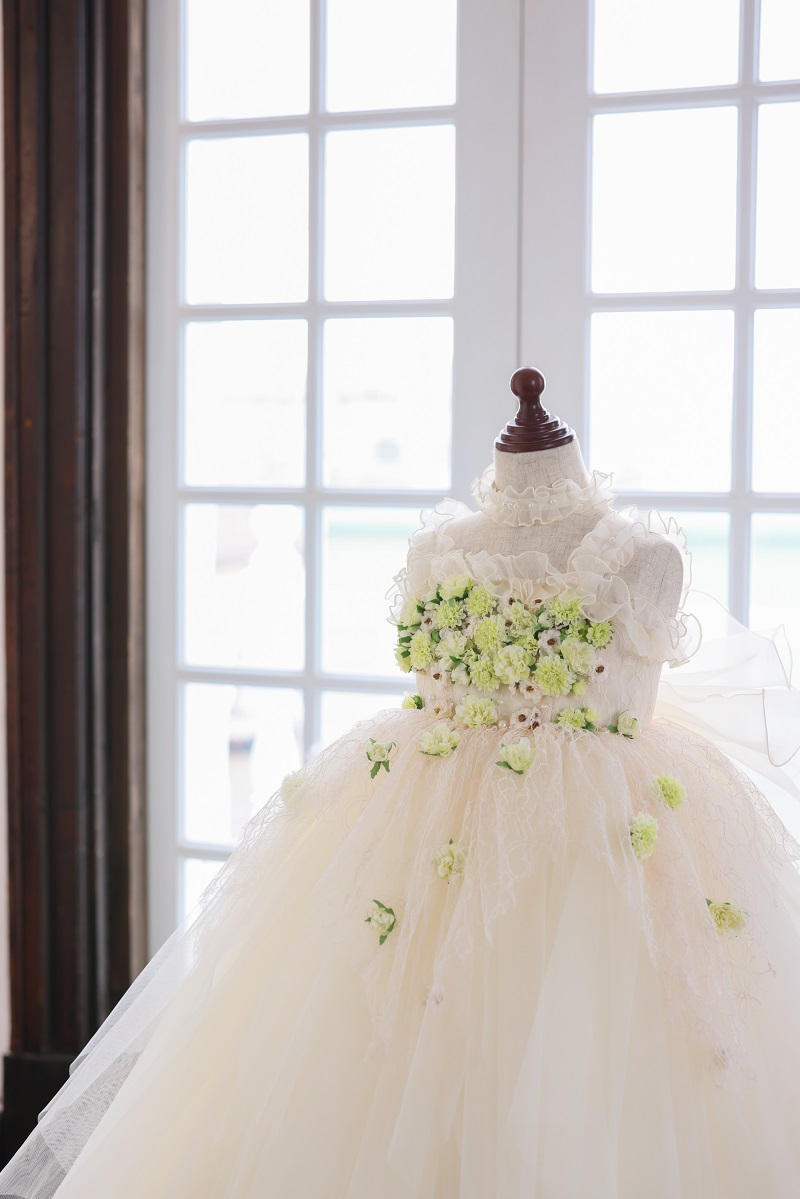 ロングドレスR-124　アイボリー - 画像 (4)