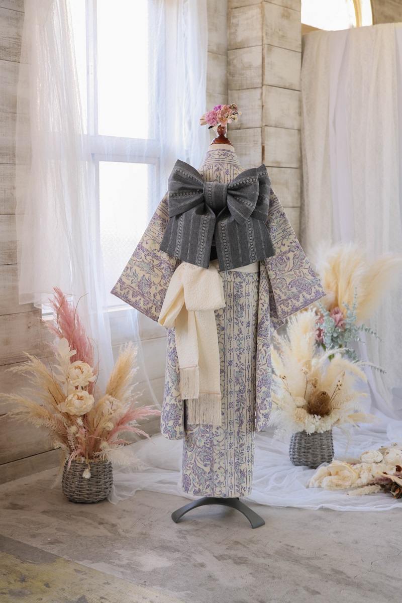 【トルソー現品】プロヴァンス リンクコーデ7歳きもの RC740-A　【ﾌﾞﾙｰ】 - 画像 (10)