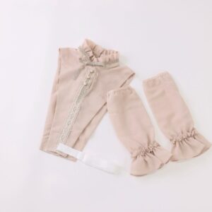 RS-7 　フリルネック&アームセット　ピンクベージュ