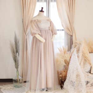 マタニティードレス R-2015　ベージュ