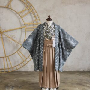 ラフィネココ×花わらべ男児セット2025　3歳/ 5歳/ 卒園7歳【E：ｵﾘｰﾌﾞ(ﾌﾞﾙｰｸﾞﾘｰﾝ)】