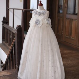 ロングドレスR-086　アイボリー