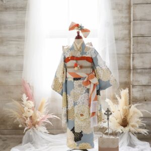 【トルソー現品】ネオ・トラッドファミリー 7歳きもの RC700-B 【アイスグレー】