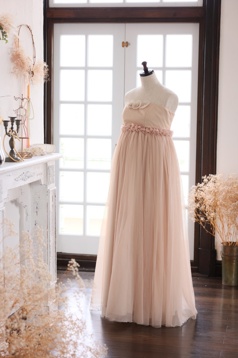 マタニティードレス R-2012　モカ - 画像 (4)