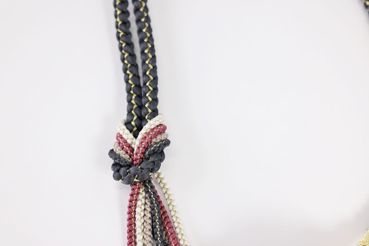 '-ラフィネオリジナル- 帯〆FKパーツ着脱式 ROJ-32ディープグレー - 画像 (3)