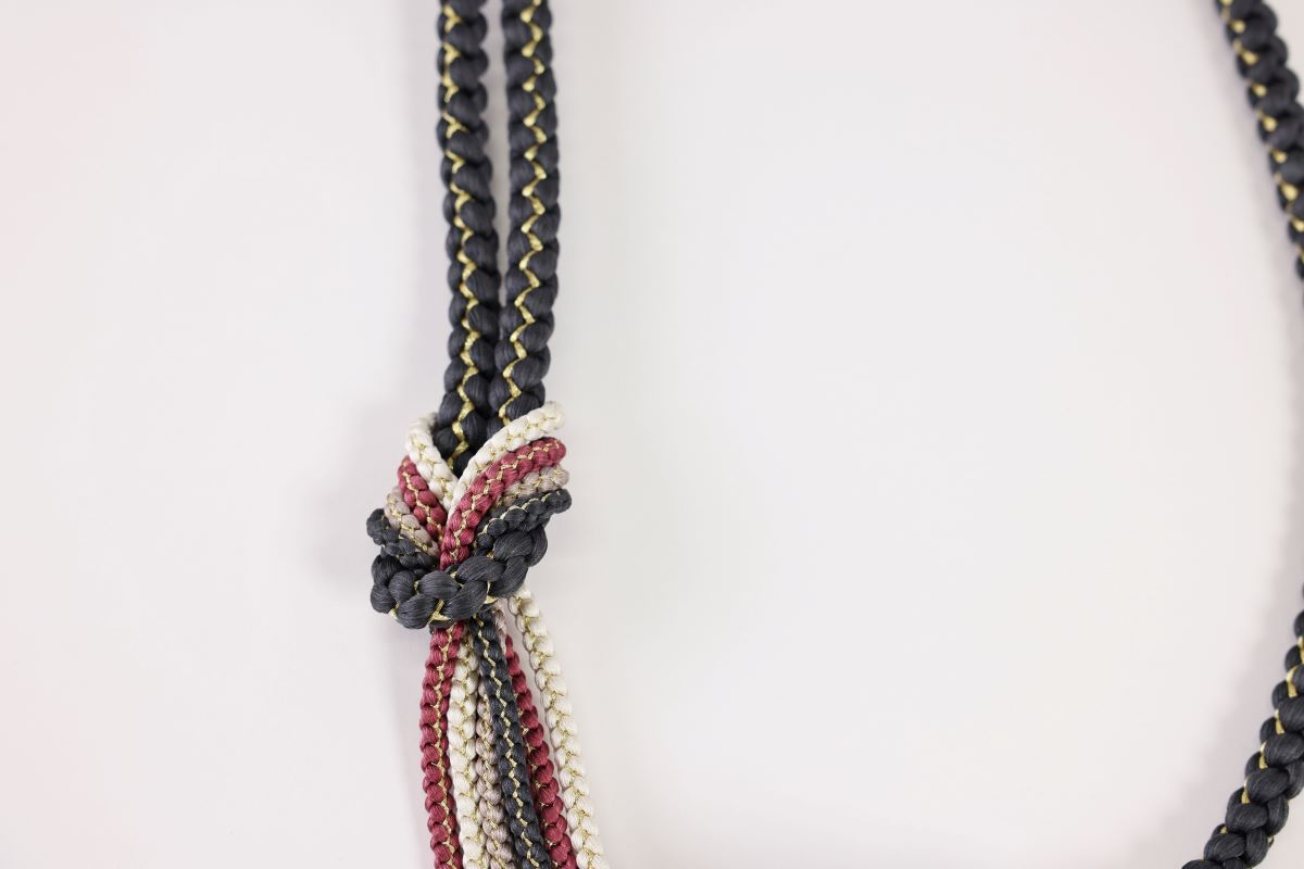 '-ラフィネオリジナル- 帯〆FKパーツ着脱式 ROJ-32ディープグレー - 画像 (5)