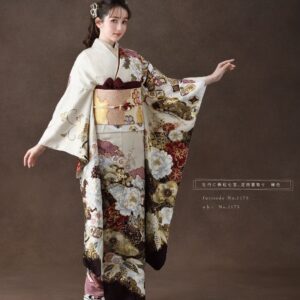 2026正絹振袖　ひいな　№1175　-練色-