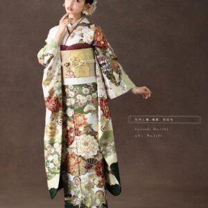 2026正絹振袖　ひいな　№1181 -灰白色-