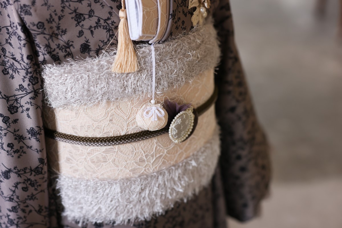 【アウトレット】ロココ・ガーリィ 7歳きものフルセット -Rococo Girly-【ブラウン】 - 画像 (18)