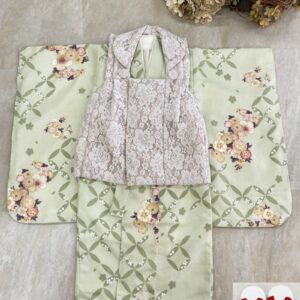 3歳女児被布セット -№.「3歳_RTG-2306Lg」メロングリーン