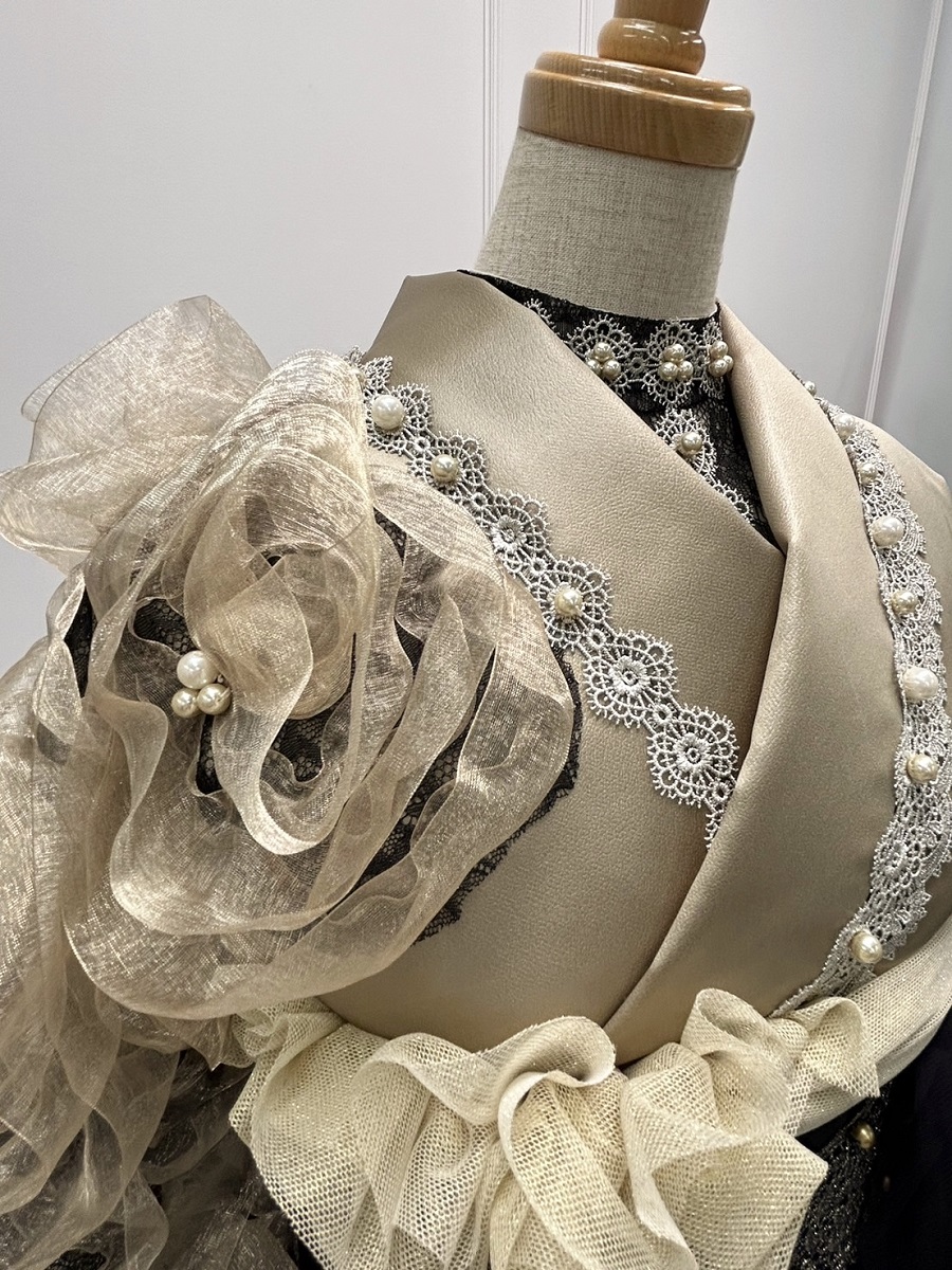 デザイン振袖 DK-001B 「リューサ・ローズ」-片袖シースルー・レースタイプ- - 画像 (33)