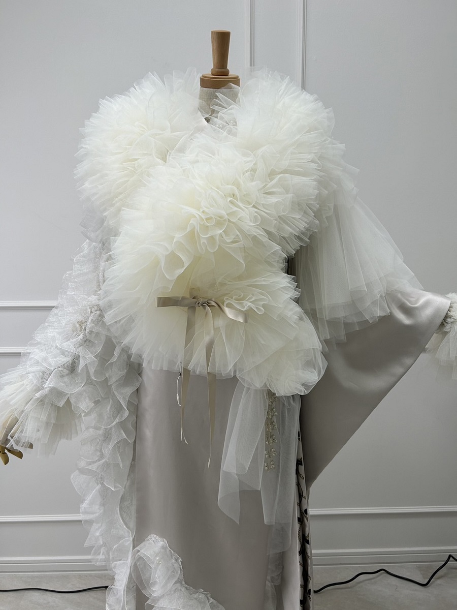 デザイン振袖 DK-001A 「リューサ・ローズ」-片袖シースルー・レースタイプ- - 画像 (16)