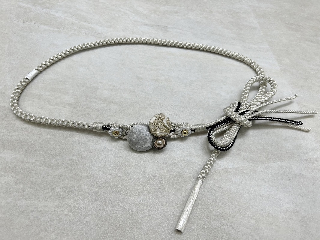 '-ラフィネオリジナル- 帯〆FKパーツ着脱式 RTO-03シルバー - 画像 (14)