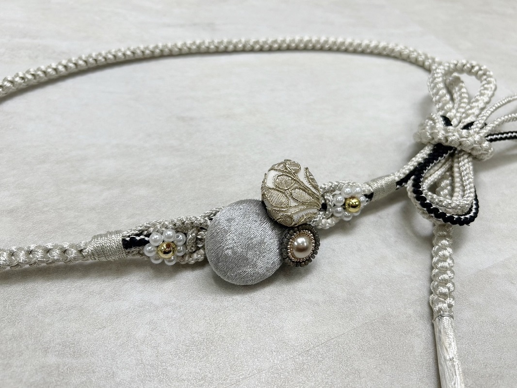 '-ラフィネオリジナル- 帯〆FKパーツ着脱式 RTO-03シルバー - 画像 (15)