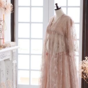 マタニティー【ガウン】R-2008　モカ