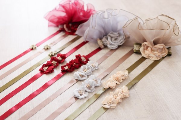 ロングドレスR-104　ワイン - 画像 (10)