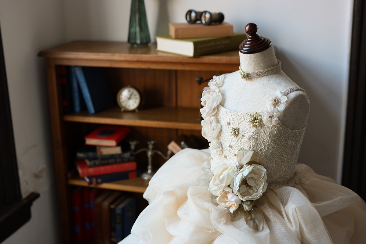 ロングドレスR-110　アイボリー - 画像 (8)