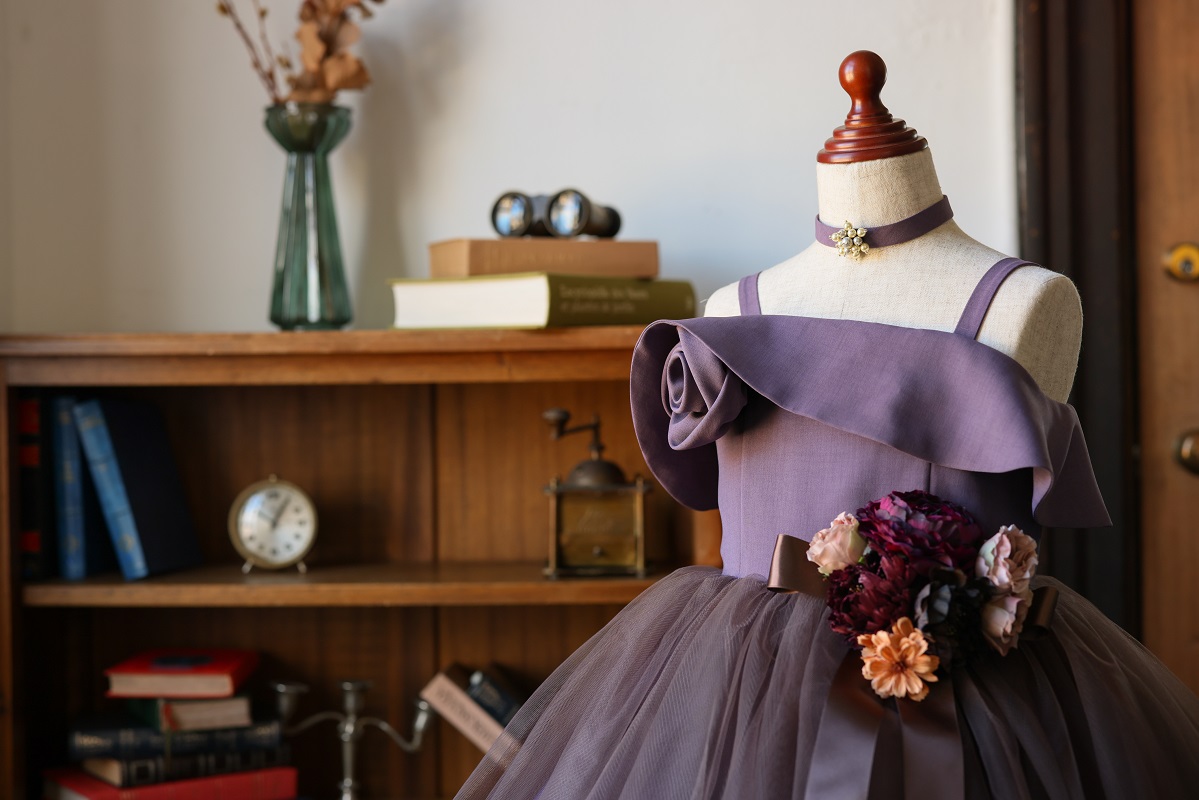 ロングドレスR-113 ブラウン - 画像 (5)