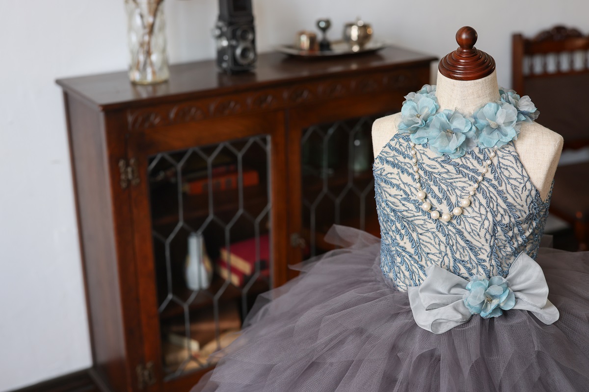 ロングドレスR-108 グレー - 画像 (15)