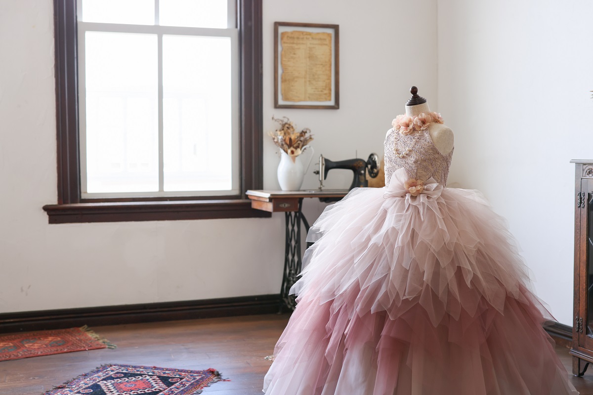 ロングドレスR-108 ピンク - 画像 (14)