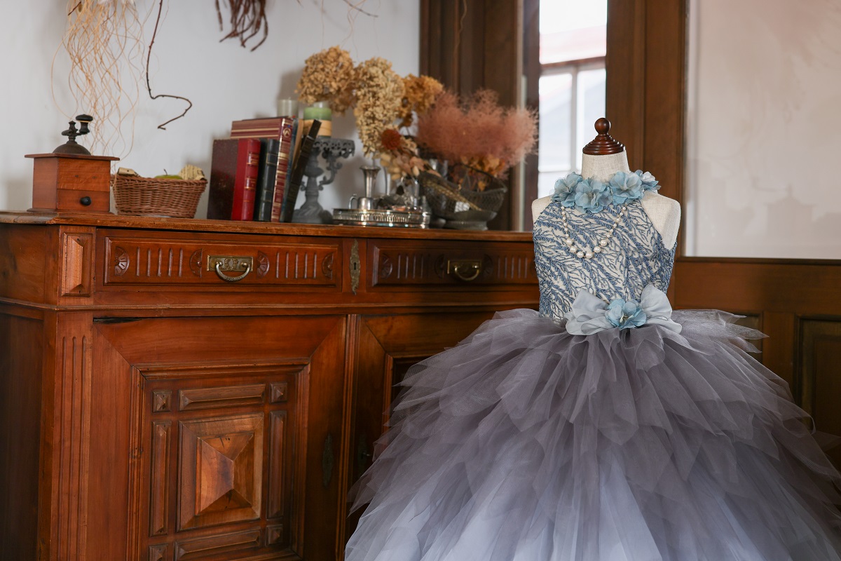 ロングドレスR-108 グレー - 画像 (10)