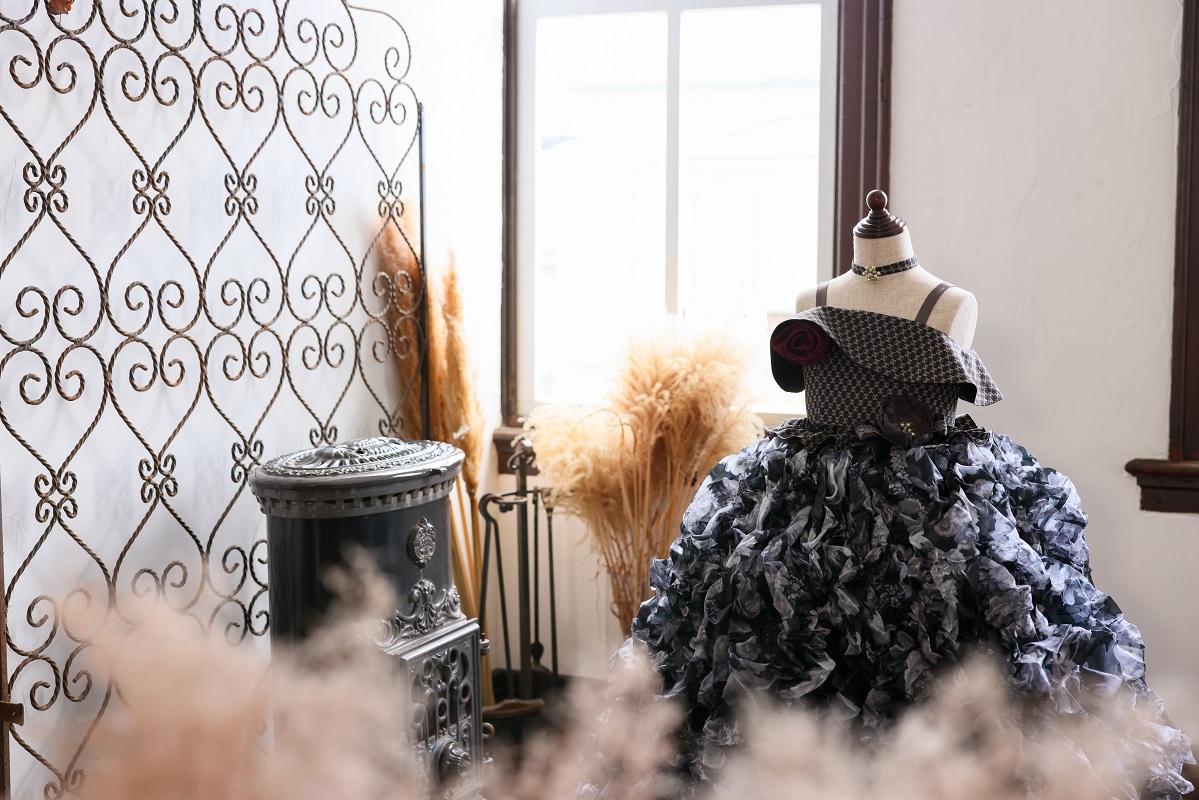 ロングドレスR-109　モノトーン - 画像 (9)