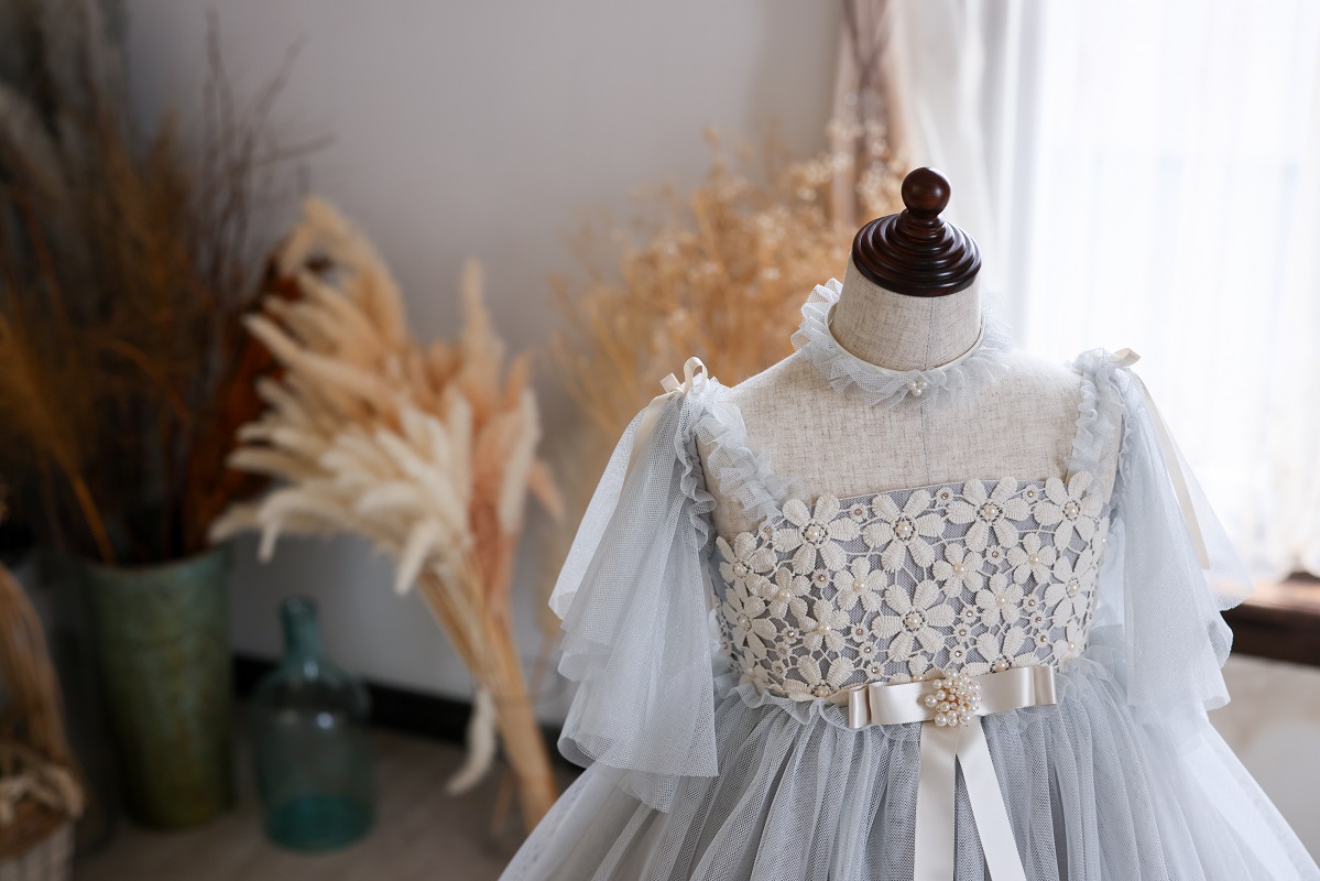 ロングドレスR-111 シルバー - 画像 (8)