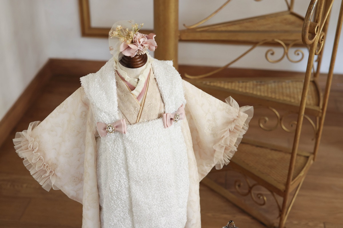 【現品】フェアリーレース3歳被布セット RC732-A【ベージュゴールド】 - 画像 (6)