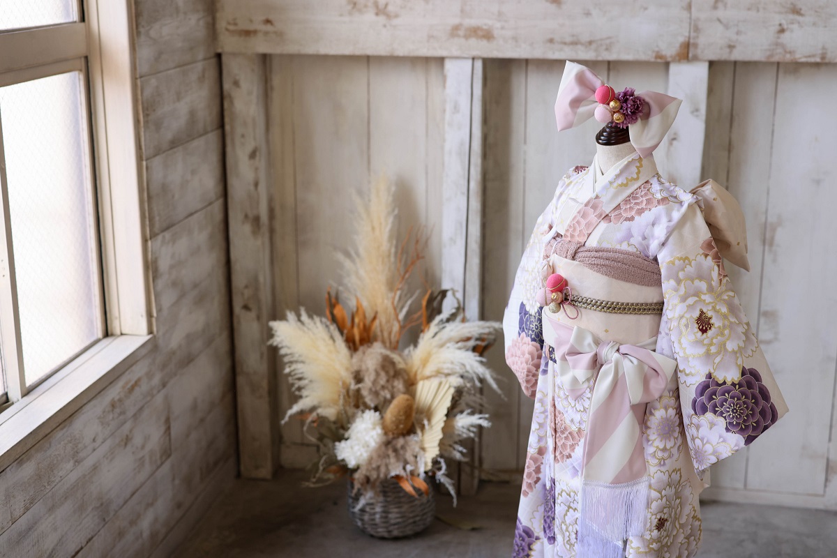 【現品】ネオ・トラッドファミリー 7歳きもの RC700-A 　【ﾊﾞﾆﾗﾎﾜｲﾄ】 - 画像 (19)