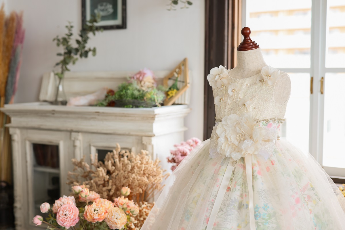 ロングドレスR-106　アイボリー - 画像 (9)