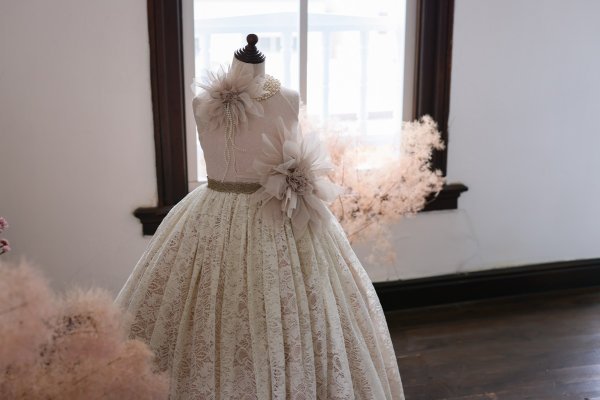 ロングドレスR-105 アイボリー - 画像 (7)