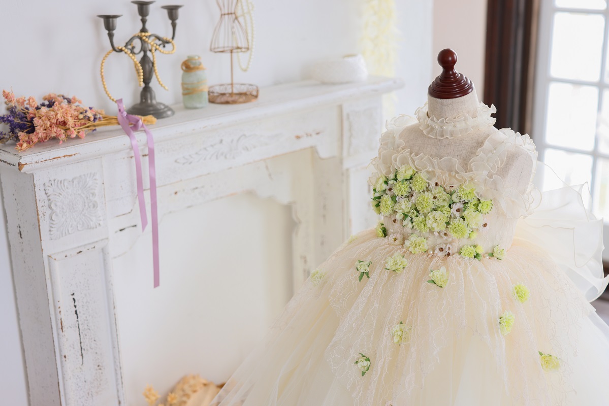 ロングドレスR-124 アイボリー - 画像 (9)