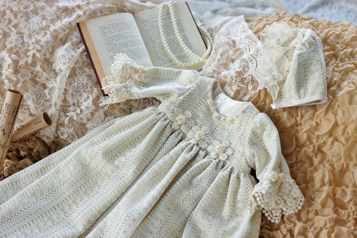 【現品60㎝】ベビードレスR-813 イエロー - 画像 (2)