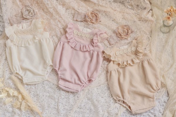 ベビーロンパースドレスRB-826 -3色展開 -