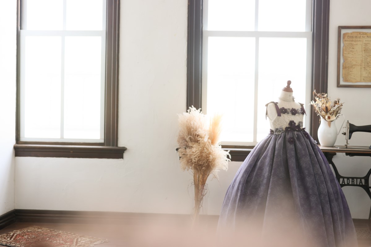 ロングドレスR-089　パープル - 画像 (13)