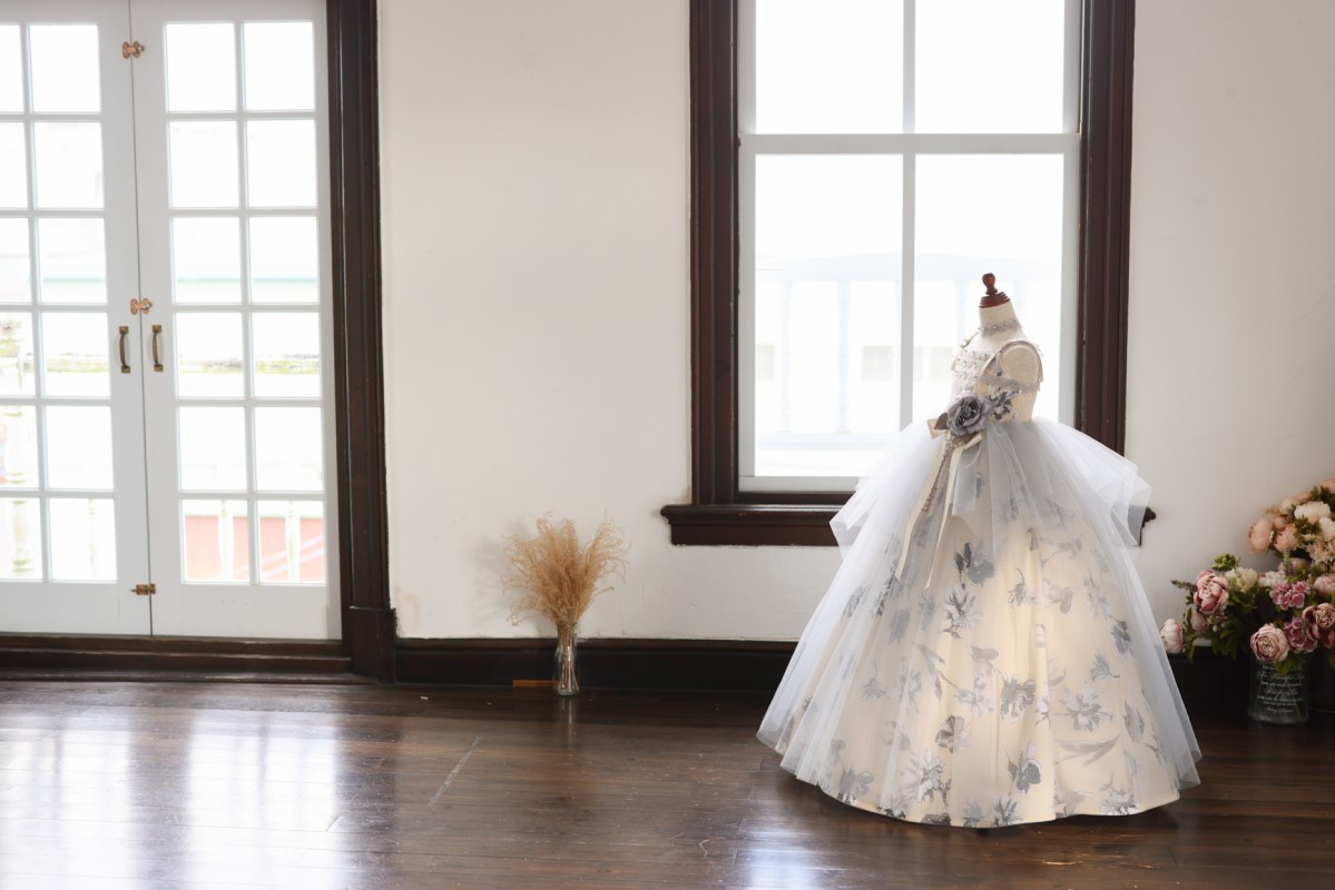 ロングドレスR-090 グレー - 画像 (11)